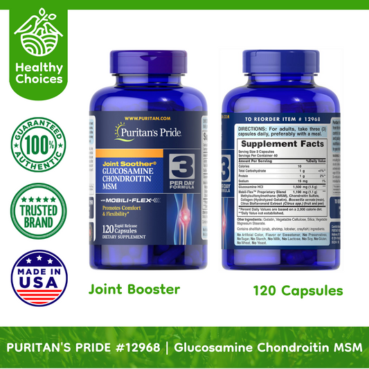 Double Strength Glucosamine, Chondroitin & MSM Joint Soother®