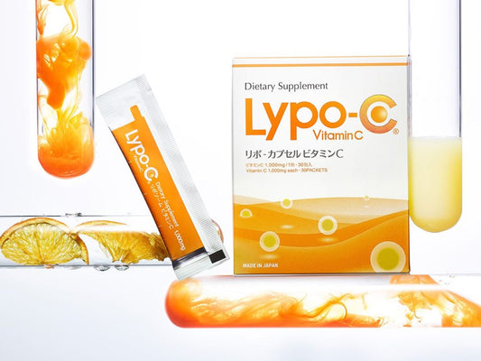 LC#6001 | EXPIRY 7/2025 | Japan Brand Lypo-C Lyposomal Vitamin C 1000mg (Liquid Form), 30 Packets